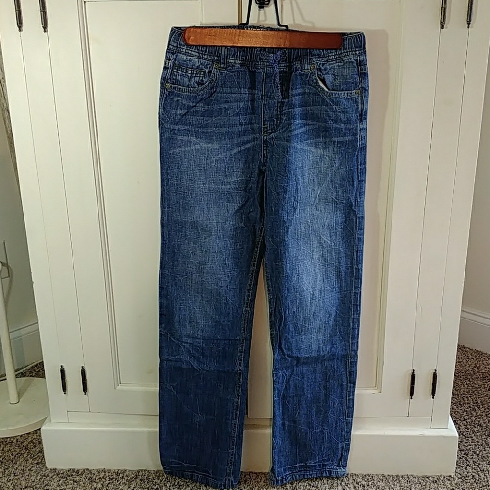 Ruum boys loose fit pull on jeans 14